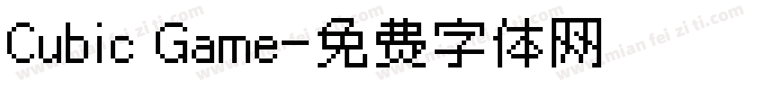 Cubic Game字体转换
